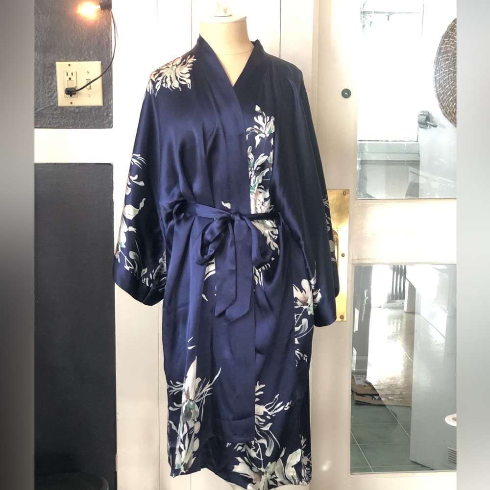 Kim+Ono Silk Robe NWT